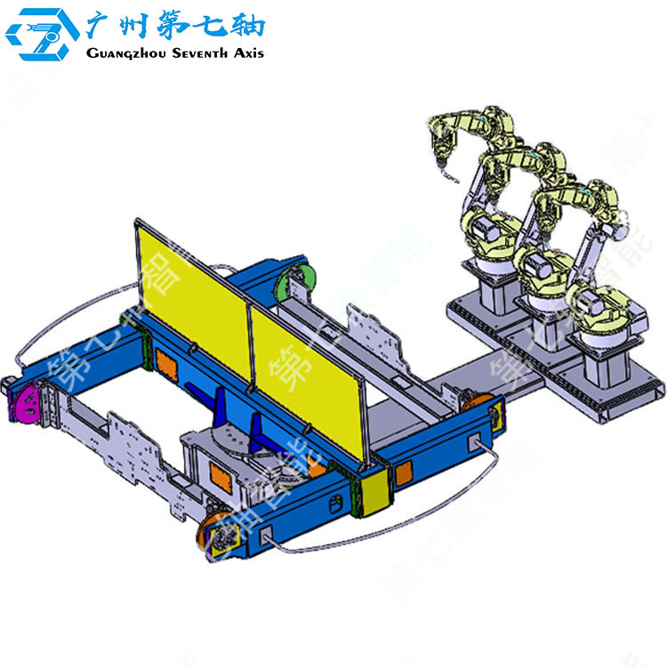 定制多轴翻转焊接机器人变位机
