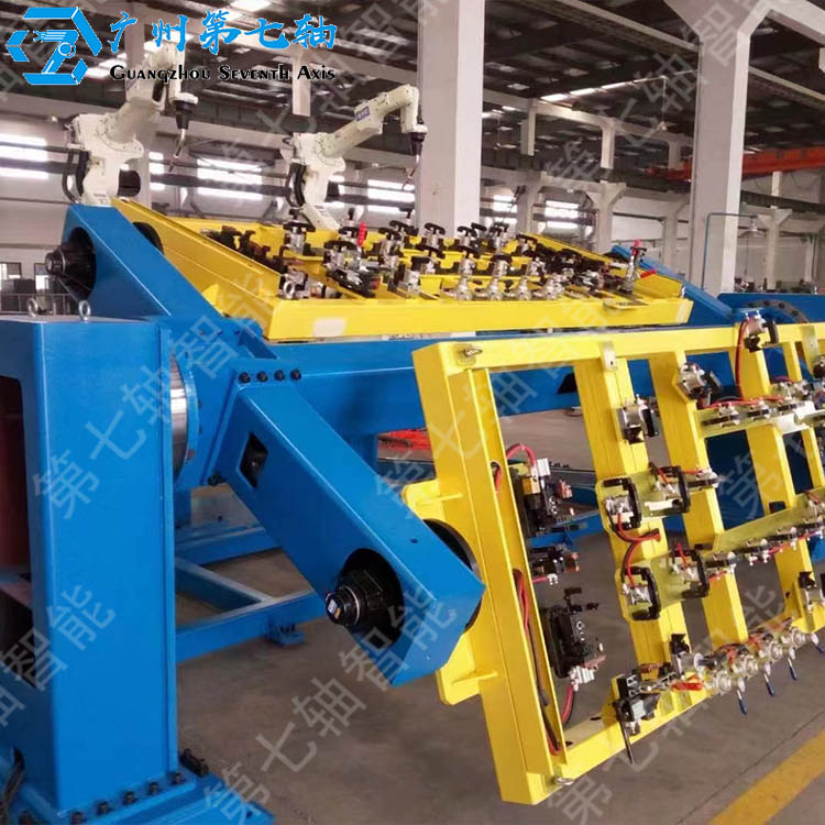 定制多轴翻转焊接机器人变位机