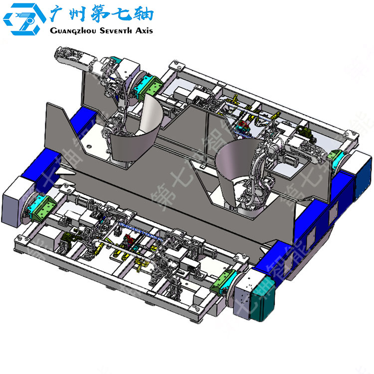 定制多轴翻转焊接机器人变位机