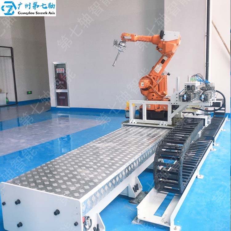 防踩踏式机器人地轨